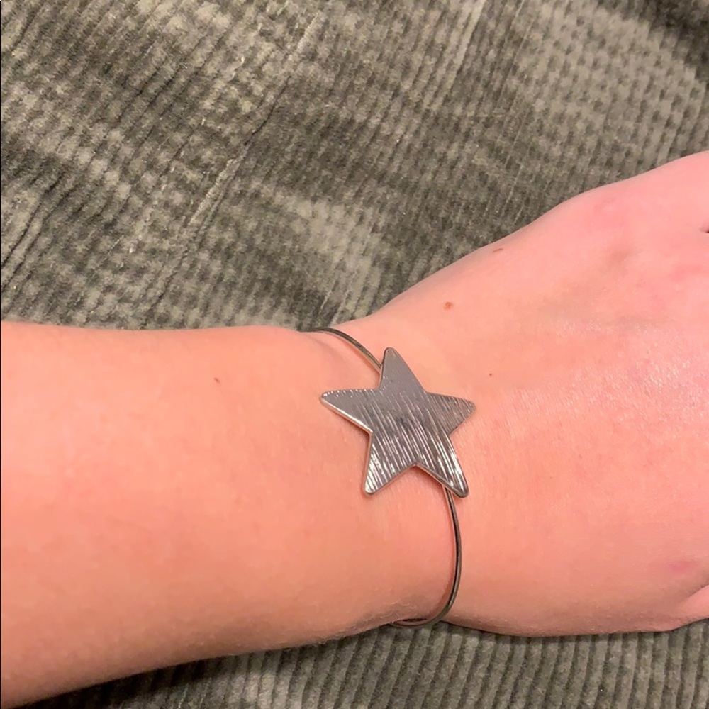 Y2K ✨ Star Bracelet Metal Bangle Slip On 90’s